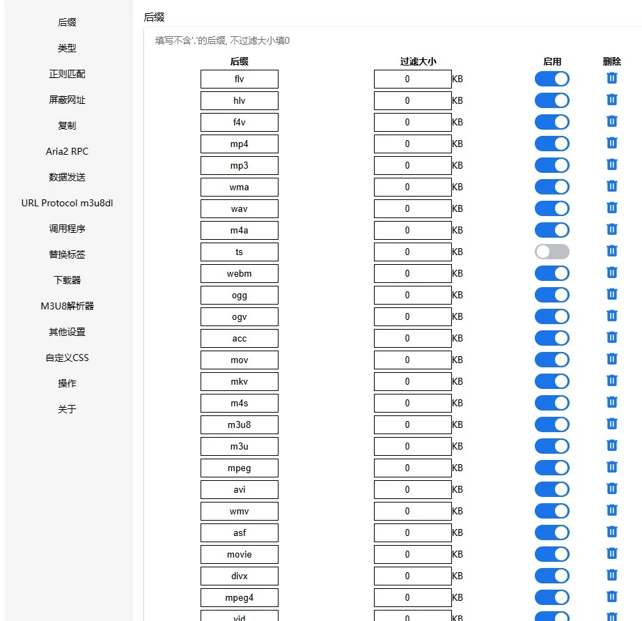 猫抓 v2.6.3 抓取网页视频音频,m3u8抓取。抖音mp4无水印下载插图2 猫抓 v2.6.3 抓取网页视频音频,m3u8抓取。抖音mp4无水印下载插图2